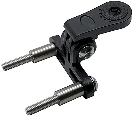 casstaly Fahrrad Scheinwerfer Halterung Adapter für Vorbau Halterung Rad Vorder Licht LED Lampen Fassung Halterung Kamera Typ Anschluss