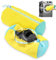 Bolsa para lavar zapatos para lavadora, Bolsa de Lavado de Zapatos, bolsa lavadora zapatillas, laundry shoe bag, Reutilizables Bolsa Lavadora Zapatillas, para Lavadora y Secadora (Amarillo 2pcs)