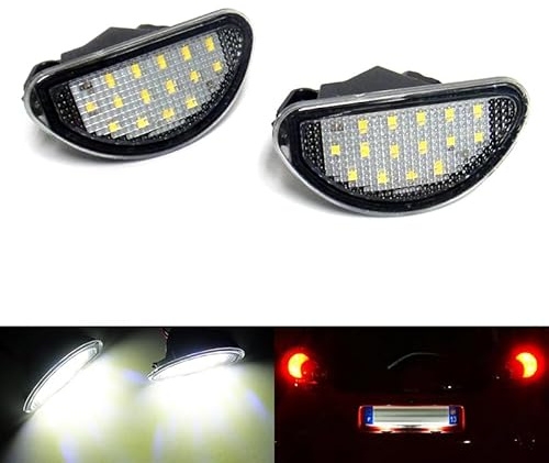 RZG 2x LED Kennzeichenbeleuchtung Weiß Canbus für 2005-2014 Aygo MK I
