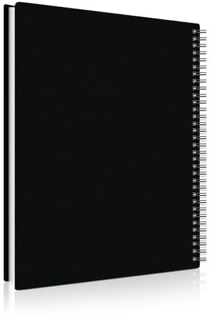 Irich A4 Notenmappe für Notenblätter Schwarz,60 Fächer/120 Seiten Notenmappe,Wasserdicht Kunststoff Music Sheet Chormappe für Musikpartitur,Papier, Kunstwerke, Gemälde,Akten