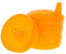 TW TupperCare Baby 4x Ersatzdeckel orange für Trinklerntasse