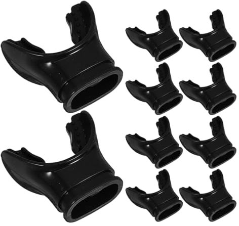 KICHOUSE Mundstück Für Tauchregler 10-teilig Ersatz-schnorchelmundstück Weiches Silikon Bissfest Zum Tauchen Und Schnorcheln