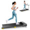 SYSURO Tapis Marche Inclinable 9%. Mini Walking Pad Pliable Incliné avec Amortissement 6 Points, Petit et Bruit Bas,Tapis de Course électrique LED Display Contrôlé par Télécommande