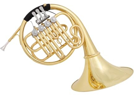 Professionelles Waldhorn Französisches Horn Einreihig Vier Tasten Anfänger B Dur Musikinstrument Für Erwachsene
