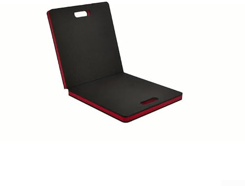 EVA-Faltmatte für Camping und Yoga, tragbare 3 cm dicke Gymnastikmatte, wasserdichte Garten-Knieunterlage in kompaktem faltbarem Design (rot)