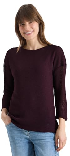 Damen 3/4-Arm Shirt im Ajour-Look