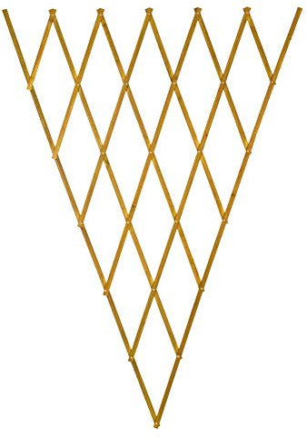 Gardman 07278 1.8 x 0.9 m Riveted Fan Trellis - Tan