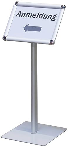 Franken Porte-Affiche Standard A4 Paysage Sur Pied Hauteur 725 Mm