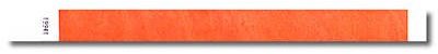 PARTY DISCOUNT Eintrittskontrollband Tystar, 100er Pack, orange