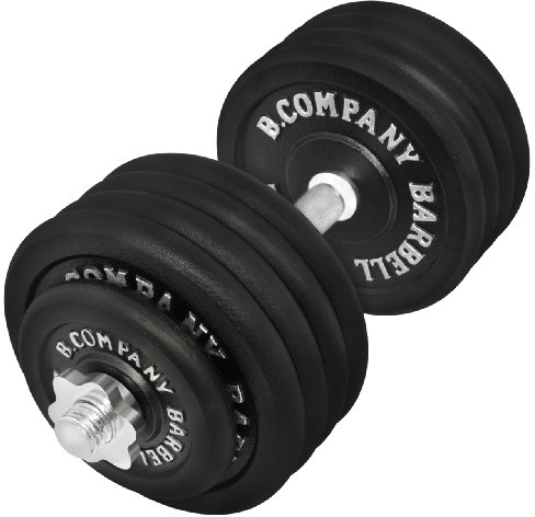 Guss Kurzhantel-Set 47,5Kg (1 x Kurzhantelstange 45cm, 2x2,5 und 8x5Kg Hantelscheiben) Hantelset Hanteln Gewichte