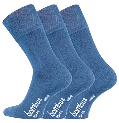 TippTexx 24 7 Monate Anti-Loch-Garantie 12 Paar Bambussocken, Geruchskiller im Vorteils-Pack