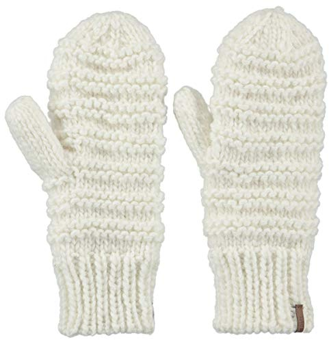 Barts Damen Jasmin Mitts Fäustlinge, Weiß (WHITE 0010), One size (Herstellergröße: UNI)