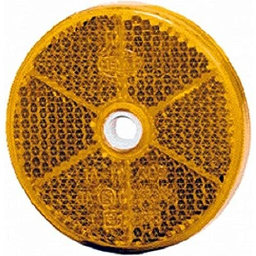 HELLA 8RA 002 014-252 Reflex Reflector - Lens Colour: Yellow - Bolted