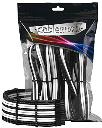 CableMod Pro ModMesh Extensión de Cable Kit - Negro/Blanco