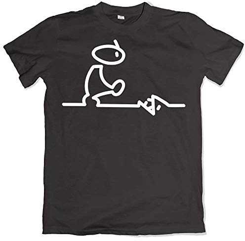 Vulfire Maglia Dj Uomo, Maglietta Uomo Bla Bla Bla, T Shirt Musica, T Shirt House Music Uomo, Dj Abbigliamento