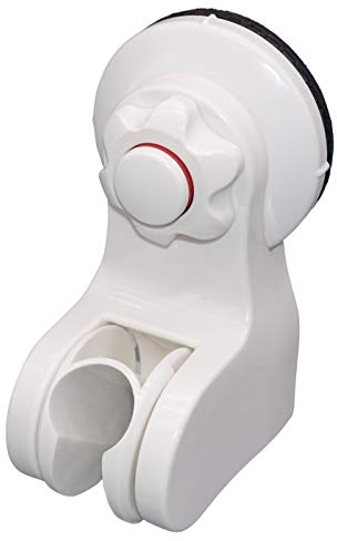 Pump&Fix Heavy Duty Suction Cup Adjustable Shower Head Holder for Non-Porous Surface
