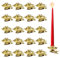 20 Stück Baumkerzenhalter Gold, Kerzenhalter für Baumkerzen, kerzenhalter weihnachtsbaum, kerzenhalter christbaum, baumkerzenhalter für Weihnachtstag, Dekoration, Weihnachten, Advent