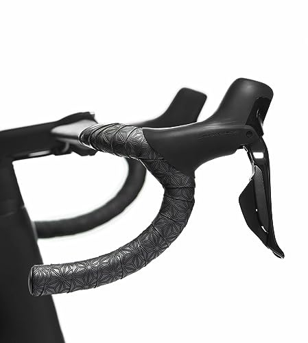 SUPACAZ Unisex-Adult 0753068722161 Nastro Manubrio Gravel Super Sticky Kush Nero + Tappo Erwachsene, Schwarz, Unica, Öl Slick, One Size