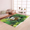 Teppich Kinderzimmer Mädchen Jungen Tropische Dschungelpflanzen Wohnzimmer Schlafzimmer Teppich Tierisches Faultier Moderner Weicher Kinderteppich Bettvorleger Flur Waschbarer Teppich 80X160Cm