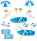 Strand Mikrolandschaft Strand Deko Miniatur Set Miniatur Strand Deko Mini Liegestuhl Deko Klein Miniliegestuhl Strandkorb Mini Stranddekorationen Für Diy Garten Sandkasten Swimmingpool Geschenk(18pc)