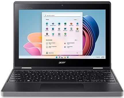 Acer TravelMate Spin B3 B311RN-33 TMB311RN-33-C0JS 11.6 Touchscreen Convertible 2 in 1 Notebook - HD - 1366 x 768 - Intel N100 Quad-core (4 Core) - 4 GB Total RAM - 128 GB SSD - Black
