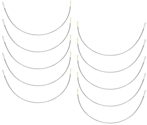 6 Pairs of Underwire Replacement for D Cup, Stainless Steel Bra Wire