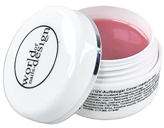 World of Nails-Design BasicLine UV-Gel Aufbaugel cover medium milchig, Babyboomer Look 30ml