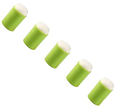 KONTONTY 5pcs Finger Cot Seal Sponge Stamp Embossing Ink Pad for Boys and Girls Drawing Toys