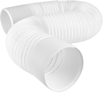 NICOLEKAY Tragbarer Klimaanlagenschlauch, 15 cm Durchmesser, linksdrehendes Gewinde und Länge bis zu 203,2 cm, Abluftschlauch für tragbare Klimaanlage, kompatibel mit Delonghi und LG