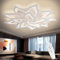 BAYHT Deckenlampe LED Deckenleuchte Dimmbar mit Fernbedienung 130W Wohnzimmerlampe Modern Design Schlafzimmerlampe Küchenlampe für Schlafzimmer Esszimmer Wohnzimmer Arbeitszimmer 95cm