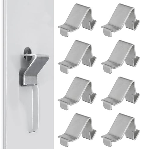 DOITOOL Schrank-Regal-Clips 12 Stück Robuste Metallhalterungen Für Aktenschränke Und Küchenschränke Verstellbare Regalstützen Für Bücherregale Und Büros Einfache Installation