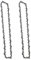 2 Stück Sägekette 20 cm 3/8 Zoll 1,1 mm 33 TG, Kettensäge Kette Kompatibel für Bosch Universalchain 18, Kettensägenketten Kompatibel mit Bosch UniversalChainPole 18