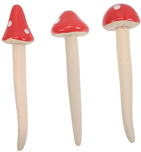 MOBUTOFU Keramik Garten Pilz Figur Set Dekorative Statue Für Ästhetik