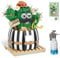 HOVCEH Blocchi da costruzione Cactus, 578 Pezzi Set di Mattoncini da Costruzione, Decorazione Creativa Bonsai a Forma di Cactus, Mini Kit da Costruzione Regali per Bambini e Adulti