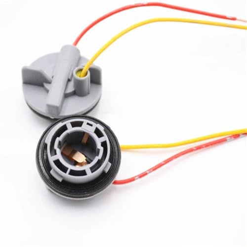 Siuku Auto Kabelstecker 2Pcs Birne Sockel BA15S Lampe Halter P21W Adapter Basis Stecker Auto Lichter Basis Teile BA15S 1156 382
