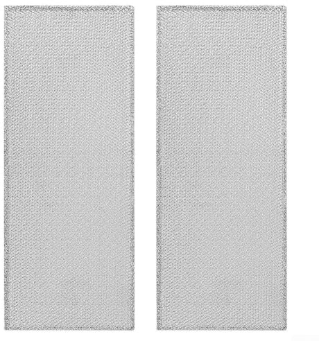 Linnkyfloa 2 Stück Aluminium Dunstabzugshaube Fettfilter Ersatz S99010370 99010370 Küche Abluftfilter Metallgitter 430 x 149 mm NSPM250 NSPM390 PM250W PM390 PM390WW