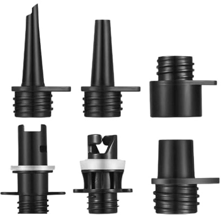 Générique Aufblasbares Wassersport-Set 6-teilig – Board, aufblasbares Boot, Luftmatratze mit Adapter, elektrische Pumpe und Ventile, langlebig, tragbar, ideal für Freizeit