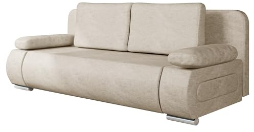 Mirjan24 Schlafsofa Emma, Sofa mit Bettkasten und Schlaffunktion, freistehendes Bettfofa, Couchgarnitur, Schlafcouch, Couch vom Hersteller (Nazar 225.02)