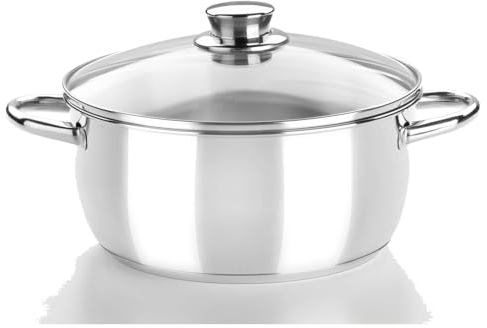 Monix Optima - Cacerola Optima 16 cm con tapa de cristal