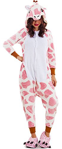 Toocool - Pigiama Donna Ecopelliccia kugurumi Drago Unicorno Ciabatte Nuovo L1727 [L,Rosa]