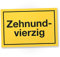 DankeDir! 50 Jahre - Zehnundvierzig Schild - Geschenk 50. Geburtstag Geschenkidee Geburtstagsgeschenk Fünzigsten Geburtstagsdeko Partydeko Party Zubehör Geburtstagskarte