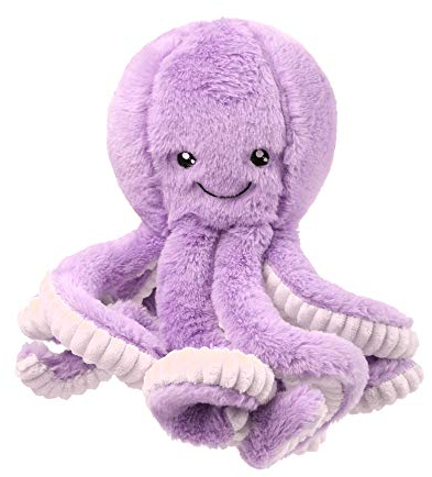 FeiWen Krake Plüschtier Stofftier Geschenk Elastischer Tentakel Inneneinrichtung (Lila, 60cm)