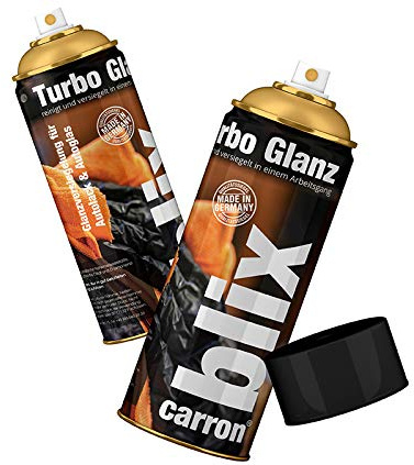 2 x carron® Original blix Detailer Hochglanz Spray Lackversiegelung Autolack Schnell-Politur Quick Wax Sprühwachs reinigt + versiegelt in einem Arbeitsgang made in germany (2 Spraydosen)