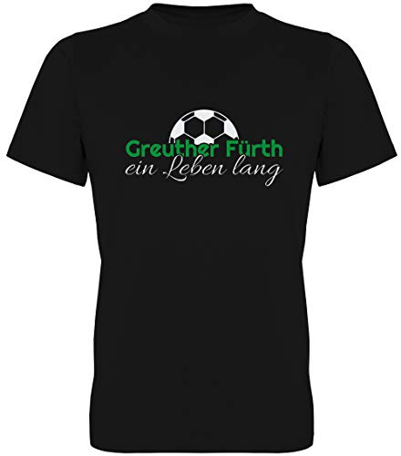 G-graphics Herren T-Shirt Greuther Fürth EIN Leben lang 078.0153