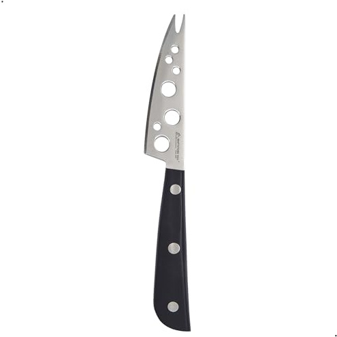 Cheese Knife, MATTSTONE HILL 4 Inch All Purpose Cheese Knife - Soft & Semi Hard Cheese Knives, Premium Stainless Steel, Triple Rivet Handle