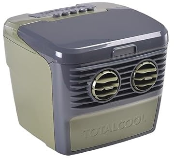 Totalcool 3000 AIR COOLER CAMO VERDE - REFRIGERADOR DE AIRE EVAPORATIVO PORTÁTIL 12V/24V/AC - CARAVANA - AUTOCARAVANA - NAVEGACIÓN