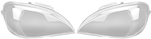 Hagsnec Links+Rechts für Scheinwerfer-Objektivdeckel ML- W163 1997-2005 ML320 ML350 Scheinwerfer-Objektivabdeckung Scheinwerfer-Lampenschirm-Abdeckung