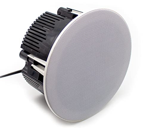 LeTkingok AC 120V-230V Koaxiallautsprecher mit Festem Widerstand, Aktiver Deckenlautsprecher Drahtloser Bluetooth Sound Home Badezimmer Deckenlautsprecher