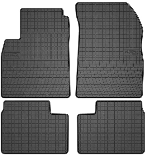 SMK Gummimatten auto fußmatten Satz passend für Nissan Micra K13 2010-2016 Erleben Sie einen neuen Standard des Reisens mit rutschfesten auto fussmatten - Mehrjahres- auto teppiche für alle Straßenver