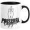 Katzen Tasse Pauschal Dagegen Katze Katzenliebhaber Kater Geschenk Miau Katzenbesitzerin Geschenkidee Humor Kaffee-Becher (Schwarz)